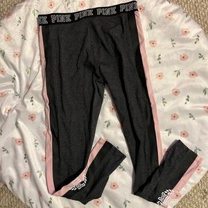 Victoria’s Secret pink gray leggings medium